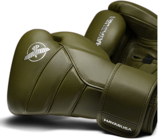 Hayabusa T3 Kanpeki Mănuși de Box din Piele pentru Competiție Verzi