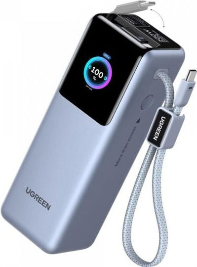 Ugreen Nexode PB728 Power Bank 25000mAh 200W with USB-A Port and 2 USB-C Power Delivery Ports Gray