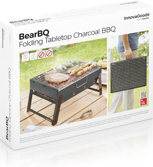 Tragbarer Holzkohlegrill 27x27cm