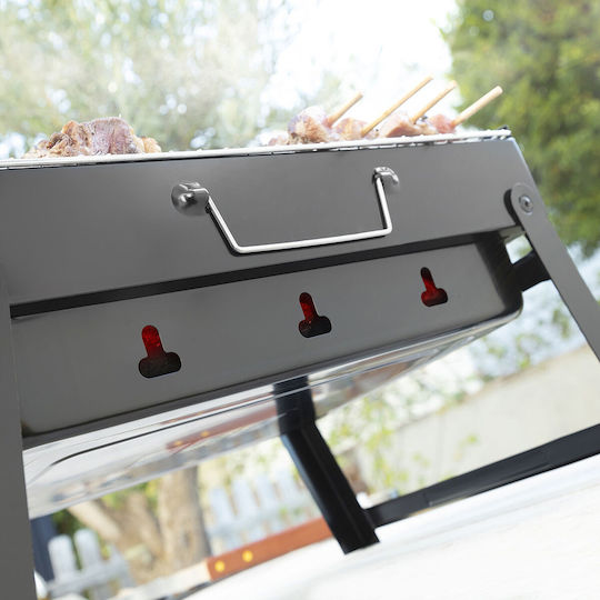 Tragbarer Holzkohlegrill 27x27cm