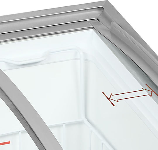 Tefcold Βούτα Κατάψυξης με 2 Συρόμενες Πόρτες Π72xΒ63xΥ89.2εκ.
