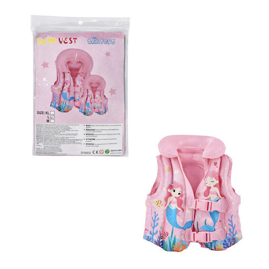 Sainteve Kinder Aufblasbares Rettungsweste Strand Design Meerjungfrau Sy-b5033 Größe L – Schwimmweste