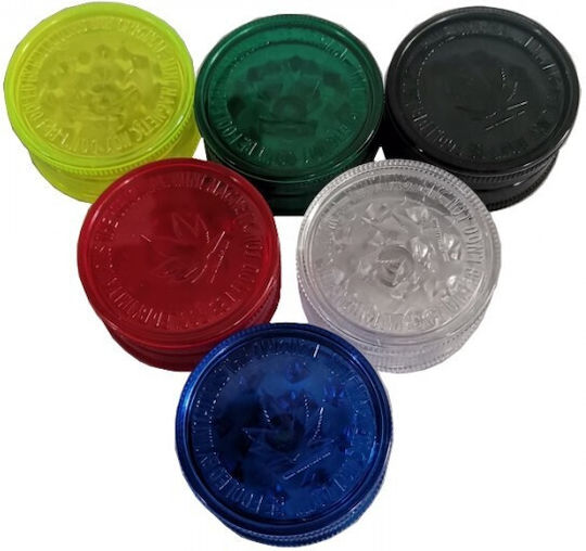 Râșniță Tutun Gr-04 Perfect Plastic Grinder 42mm 3 Părți Cutie 12 Buc
