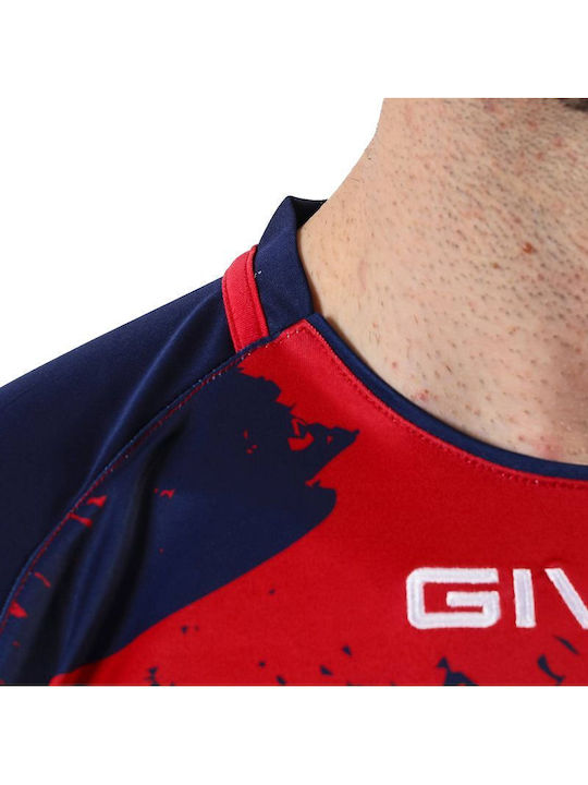 Athletic T-shirt Red/Navy