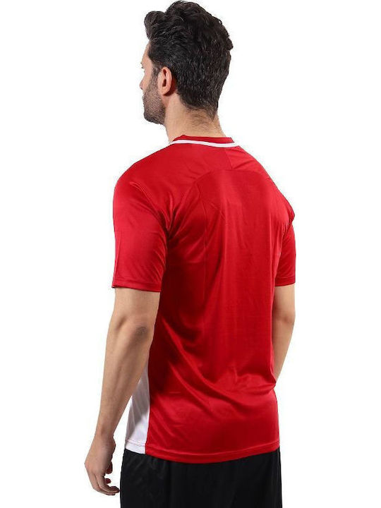 Sportliches T-Shirt Weiß/Rot