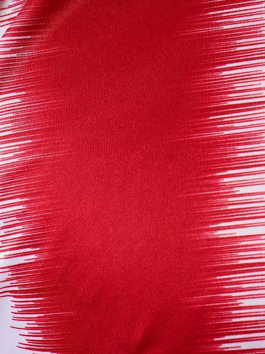 Sportliches T-Shirt Weiß/Rot