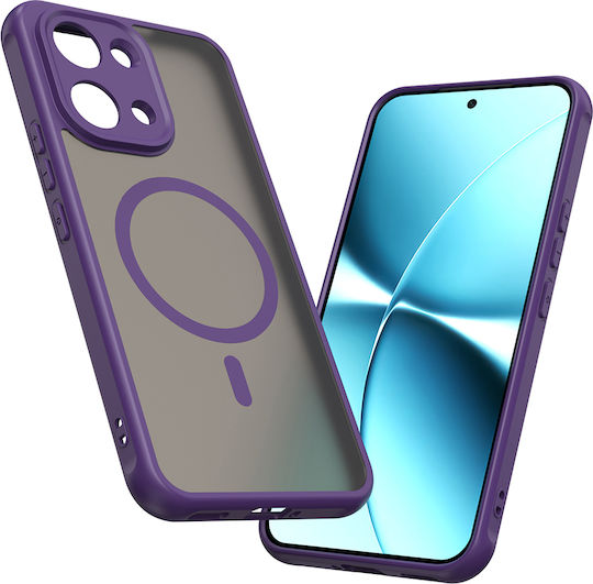 Techsuit Back Cover Plastic Purple (Poco X8 Pro Max)