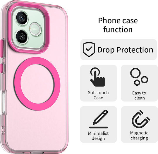 Techsuit Back Cover Plastic/Silicon Roz (Honor 600 Lite)