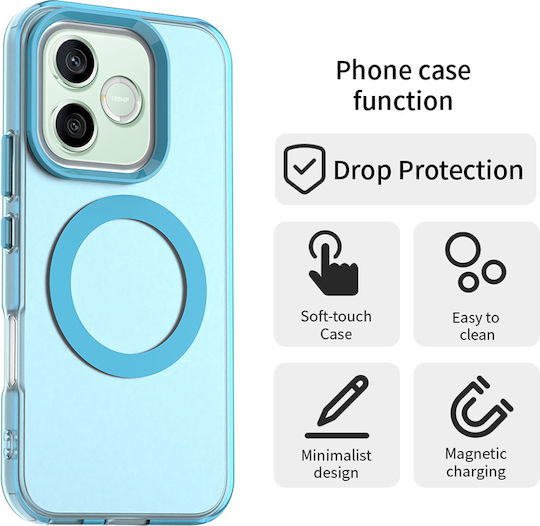 Techsuit Bumper Пластмасов / Силиконов Син Honor 600 Lite