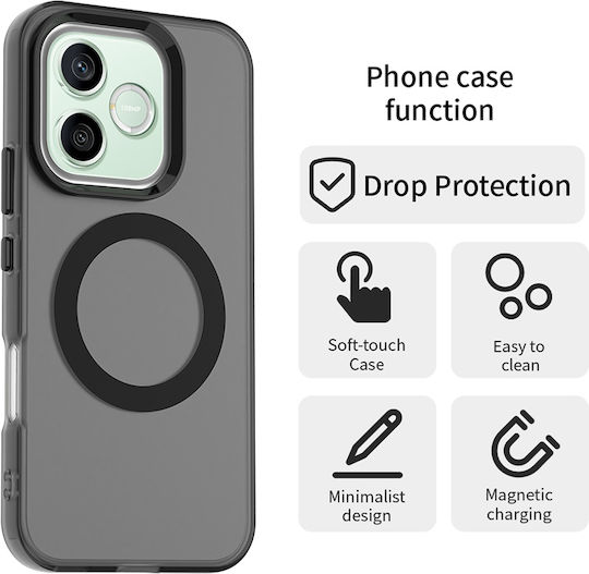 Techsuit Plastic Silicone Bumper Black (Honor 600)