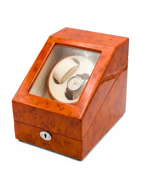 Cutie pentru Încărcarea Ceasurilor Automate Iuni Watch Winder cu 2 + 3 Spații de Depozitare, Aur