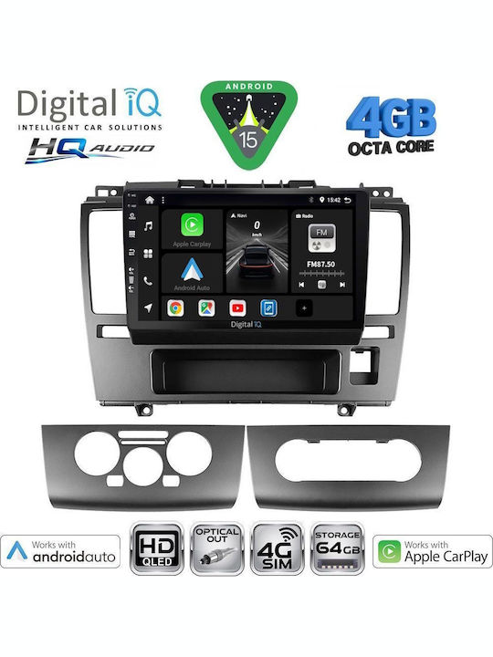 Digital IQ Car Audio System for Nissan Micra 2017 (Bluetooth/USB/WiFi/GPS/Apple CarPlay/Android Auto) with 9" Touch Screen