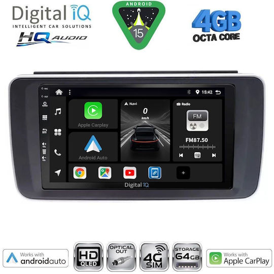 Digital IQ Ηχοσύστημα Αυτοκινήτου για Nissan Serena 2016-2022 (Bluetooth/USB/WiFi/GPS/Apple-Carplay/Android-Auto) με Οθόνη Αφής 10"