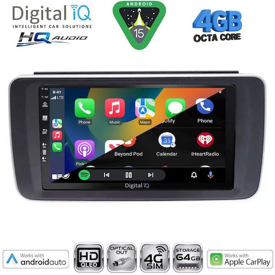 Digital IQ Ηχοσύστημα Αυτοκινήτου για Nissan Serena 2016-2022 (Bluetooth/USB/WiFi/GPS/Apple-Carplay/Android-Auto) με Οθόνη Αφής 10"