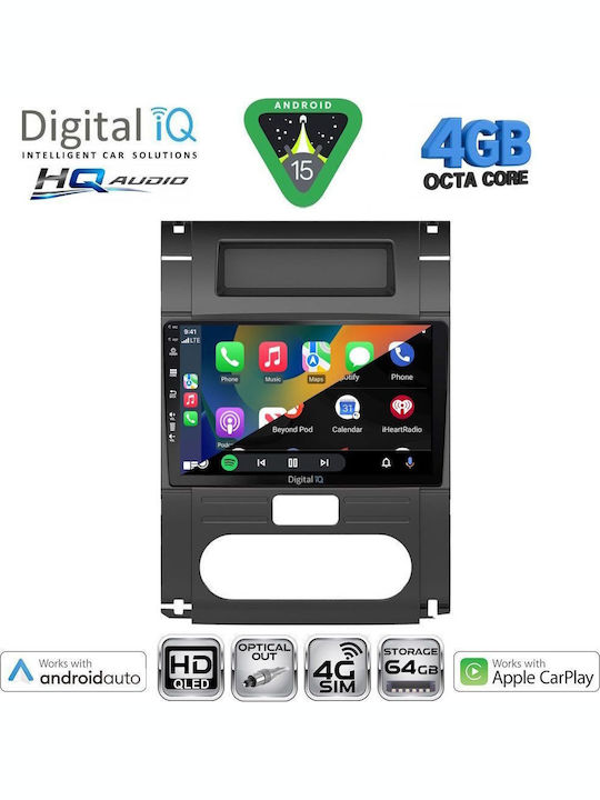 Digital IQ Car Audio System for Nissan X-Trail 2007-2013 (Bluetooth/USB/WiFi/GPS/Apple CarPlay/Android Auto) with 10" Touch Screen
