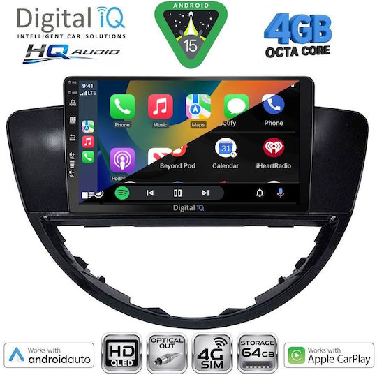 Digital IQ Car Audio System for Subaru Tribeca 2007-2014 (Bluetooth/USB/WiFi/GPS/Apple CarPlay/Android Auto) with 9" Touch Screen