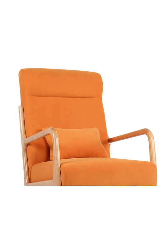 Edeldy Rocking Armchair Orange 102x66x99cm
