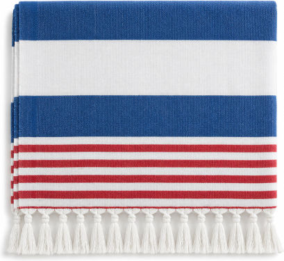 Morena Spain Red Beach Towel with Fringes 100x178cm SM-MMT-26TW-RED