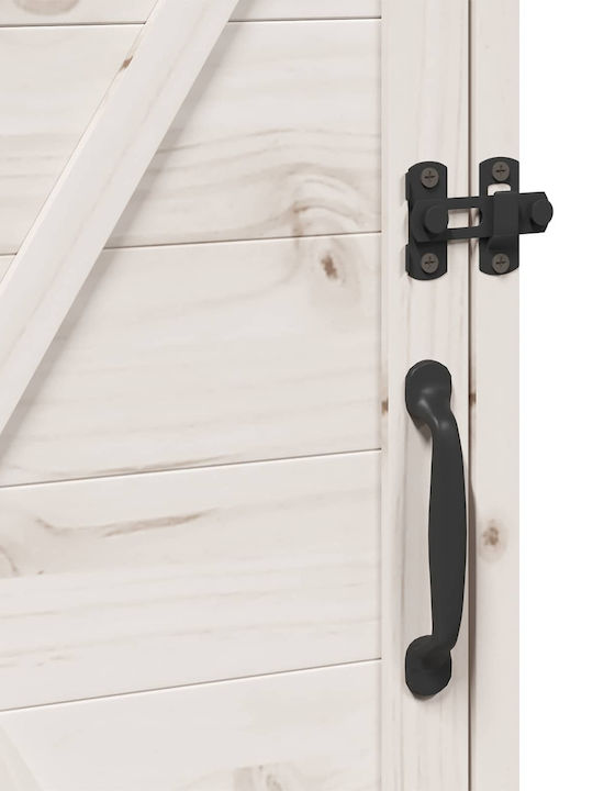 Wooden Garden Shed White 0.595x0.56x1.135m