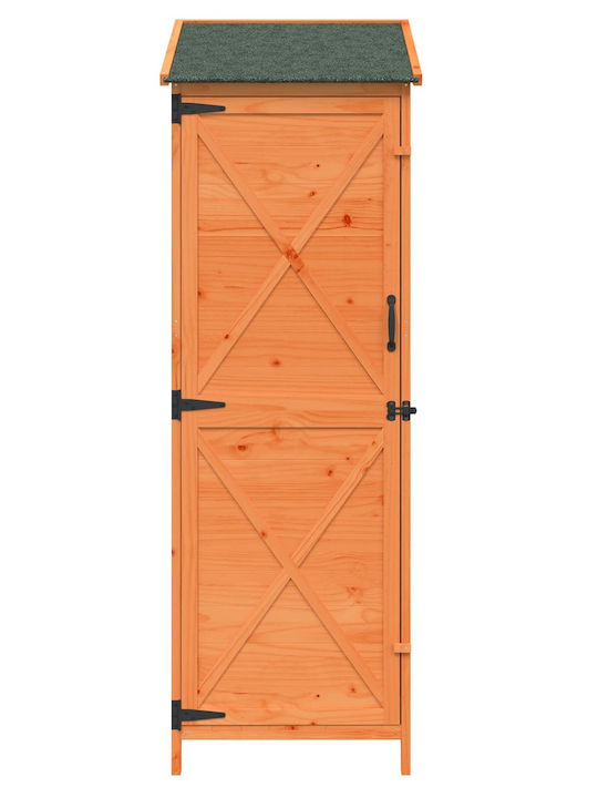 Wooden Garden Shed M0.595xW0.56xH1.765m