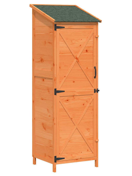 Wooden Garden Shed M0.595xW0.56xH1.765m