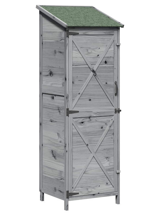 Wooden Garden Shed Length 0.595m Width 0.56m Height 1.765m