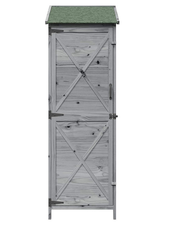 Wooden Garden Shed Length 0.595m Width 0.56m Height 1.765m