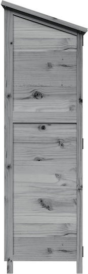 Wooden Garden Shed Length 0.595m Width 0.56m Height 1.765m