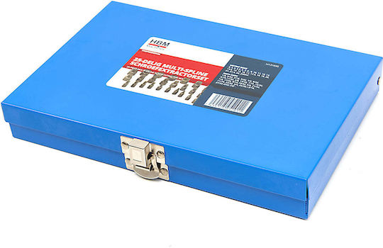 Set Broken-Damaged Screw Extractors 25 Pieces Hbm