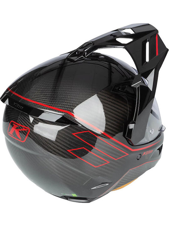 Klim X1 Alpha On-Off με Sun Visor ECE 22.06 Quanta Gloss Black/Fiery Red Klim X1 Alpha On-Off με Sun Visor ECE 22.06 Quanta Gloss Black/Fiery Red