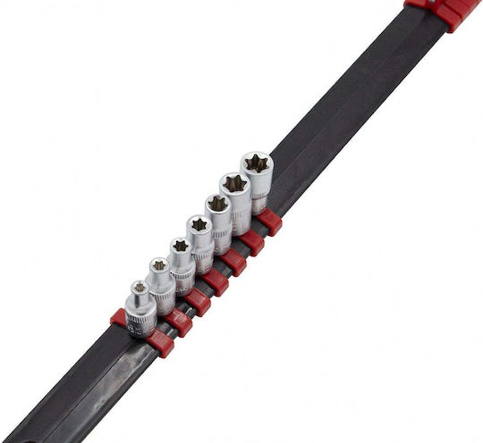 Torx Steckdosen Set 1/4" Riegel 7 Stück E4-e11 Kroftools