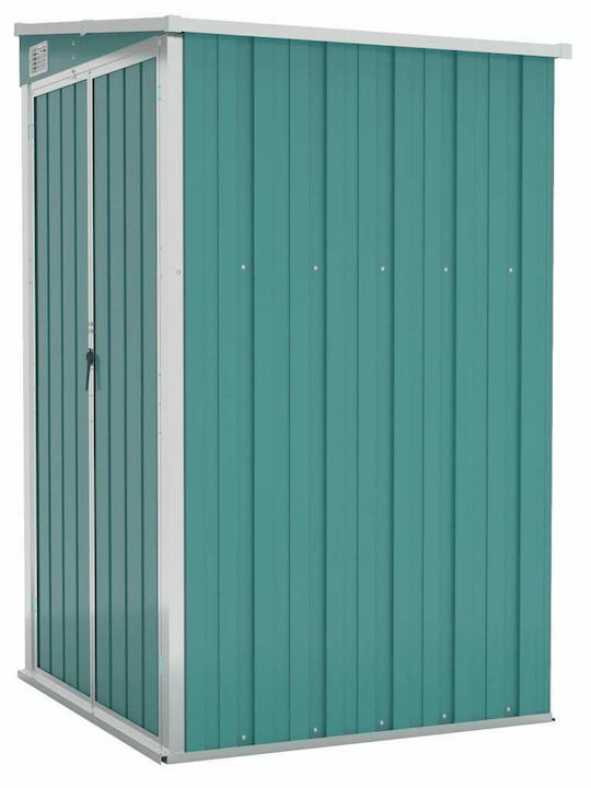 Metallisches Gartenhaus Galianisiert Grüne mit Lüftungsschlitzen M1.18xB1xH1.78m