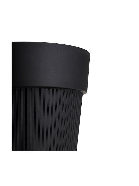 HowHomely Σετ 4 Γλάστρες Black