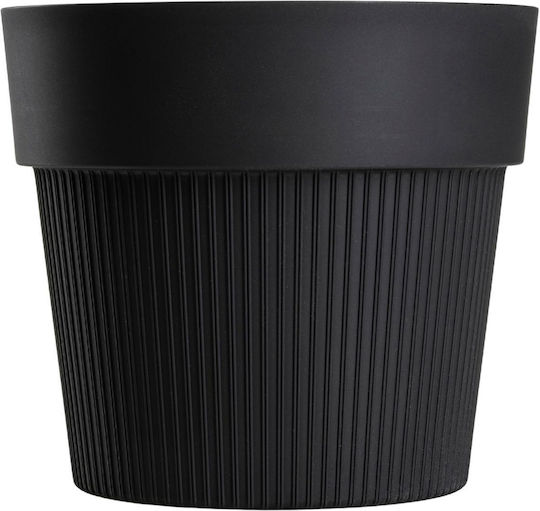 HowHomely Blumentopf Schwarz 12,7 cm