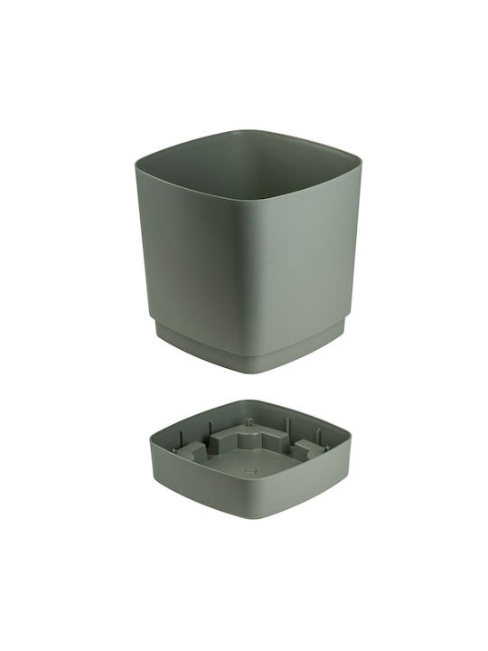 HowHomely Σετ 3 Γλάστρες Gray-green