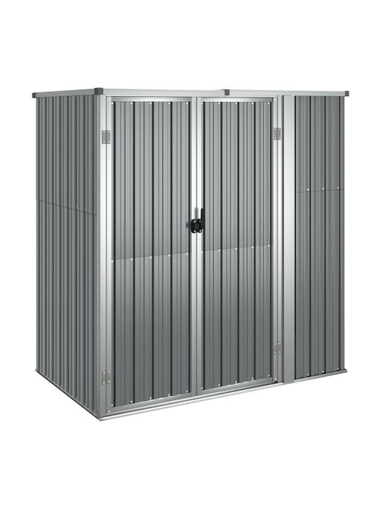 Metallische Gartenhaus Galvanisiert Grau M1.61xB0.89xH1.61m