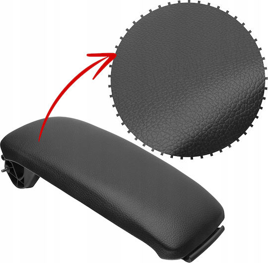 AWParts Leather Car Armrest Compatible with Audi A3 Honda Element 2003-2012 in Black Colour
