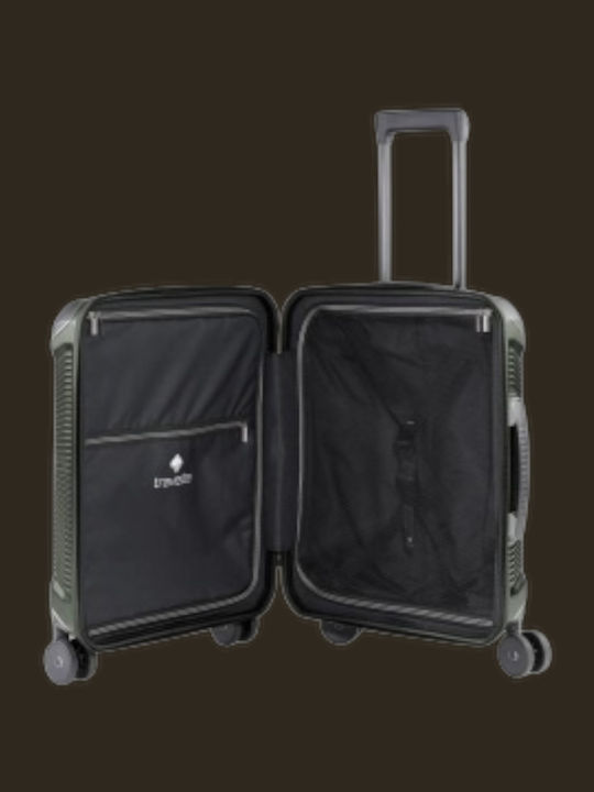 Travelite Cabin Travel Suitcase Pine Green Height 55cm