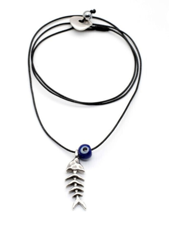 Irmelia Colier Ochi Protector Negru