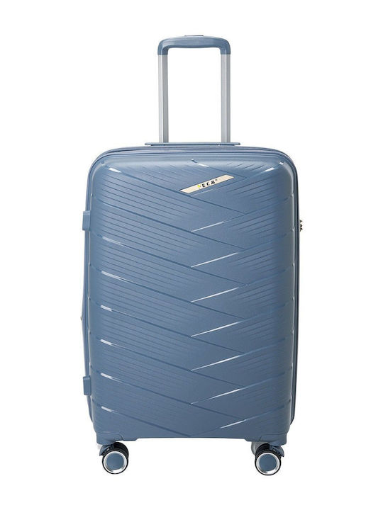 RCM Hard Gray Travel Suitcases Max Height 65cm Set of 2