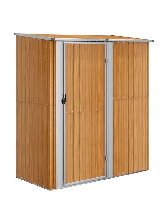 Metallische Gartenhaus Gaalvanisierte Braune M1.805xP0.97xH2.095m