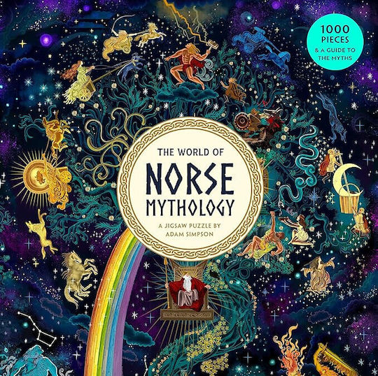 The World Of Norse Mythology A 1000-piece Jigsaw Puzzle By Adam Simpson Various
