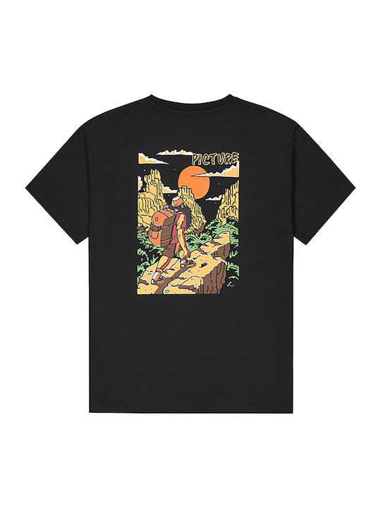 T-shirt Μαύρο