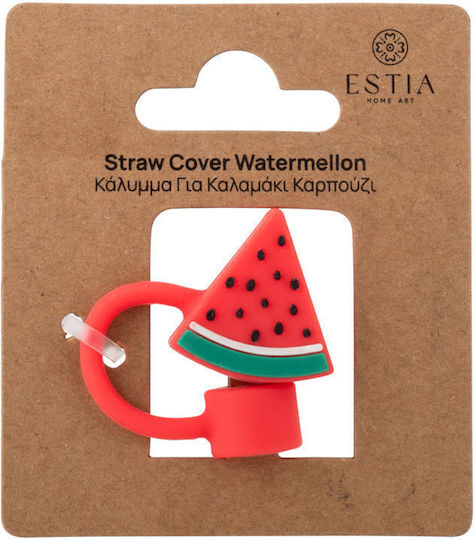 Estia Strohhalmabdeckung aus Kunststoff Wassermelone Rote