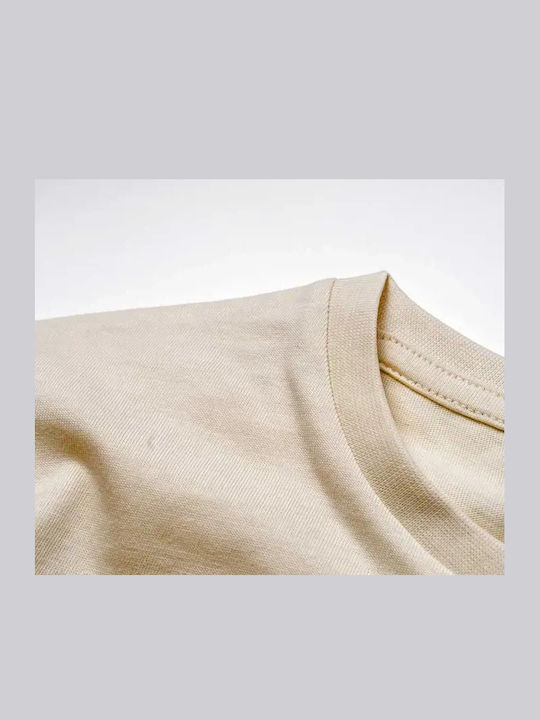 Kids' T-shirt Beige Wild Jungle