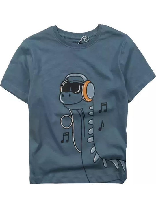 Παιδικό T-shirt Θαλασσί