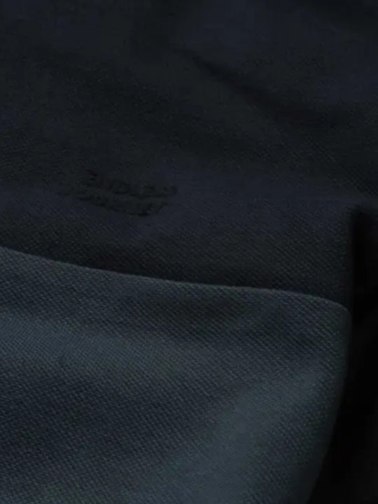 Kinderpolo Kurzarm blaues Eichhörnchen