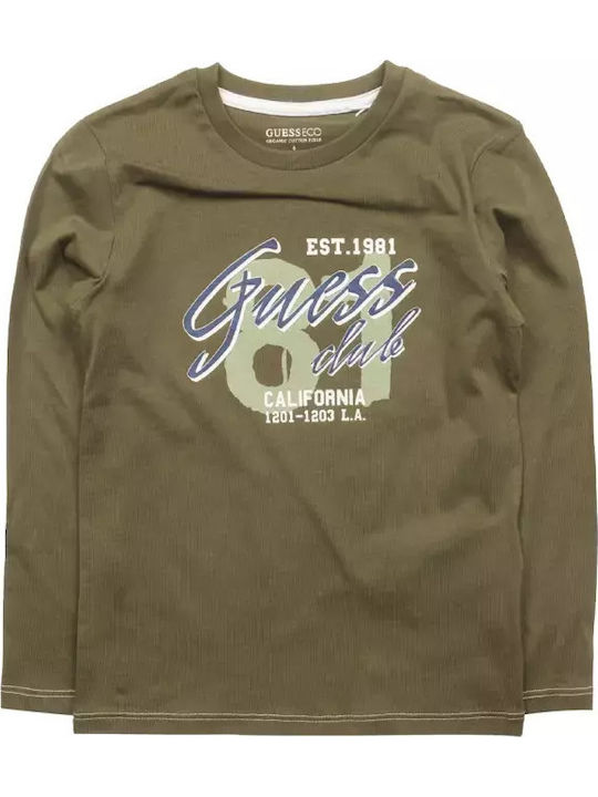 Kids' Shirt Long Sleeve Olive