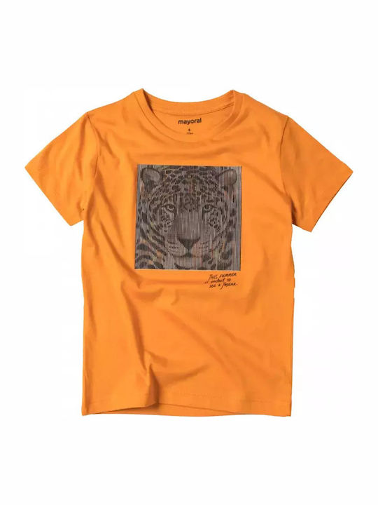 Παιδικό T-shirt Πορτοκαλί Play With 3D Ecofriends
