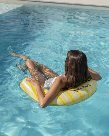 Flamingueo Inflatable Pool Float Yellow 74x54cm